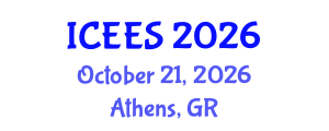 International Conference on Earthquake Engineering and Seismology (ICEES) October 21, 2026 - Athens, Greece International Conference on Earthquake Engineering and Seismology (ICEES) October 21, 2026 - Athens, Greece