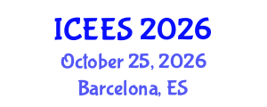 International Conference on Earthquake Engineering and Seismology (ICEES) October 25, 2026 - Barcelona, Spain International Conference on Earthquake Engineering and Seismology (ICEES) October 25, 2026 - Barcelona, Spain