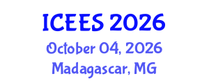 International Conference on Earthquake Engineering and Seismology (ICEES) October 04, 2026 - Madagascar, Madagascar International Conference on Earthquake Engineering and Seismology (ICEES) October 04, 2026 - Madagascar, Madagascar