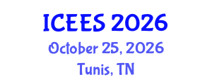 International Conference on Earthquake Engineering and Seismology (ICEES) October 25, 2026 - Tunis, Tunisia International Conference on Earthquake Engineering and Seismology (ICEES) October 25, 2026 - Tunis, Tunisia