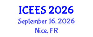 International Conference on Earthquake Engineering and Seismology (ICEES) September 16, 2026 - Nice, France