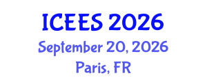 International Conference on Earthquake Engineering and Seismology (ICEES) September 20, 2026 - Paris, France International Conference on Earthquake Engineering and Seismology (ICEES) September 20, 2026 - Paris, France