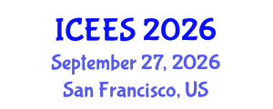 International Conference on Earthquake Engineering and Seismology (ICEES) September 27, 2026 - San Francisco, United States