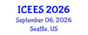 International Conference on Earthquake Engineering and Seismology (ICEES) September 06, 2026 - Seattle, United States International Conference on Earthquake Engineering and Seismology (ICEES) September 06, 2026 - Seattle, United States