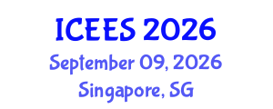 International Conference on Earthquake Engineering and Seismology (ICEES) September 09, 2026 - Singapore, Singapore