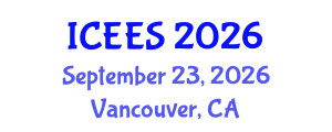 International Conference on Earthquake Engineering and Seismology (ICEES) September 23, 2026 - Vancouver, Canada