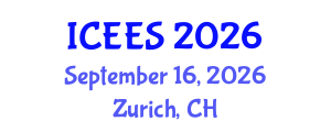 International Conference on Earthquake Engineering and Seismology (ICEES) September 16, 2026 - Zurich, Switzerland International Conference on Earthquake Engineering and Seismology (ICEES) September 16, 2026 - Zurich, Switzerland