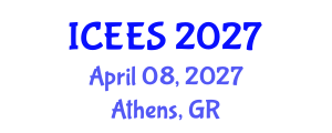 International Conference on Earthquake Engineering and Seismology (ICEES) April 08, 2027 - Athens, Greece International Conference on Earthquake Engineering and Seismology (ICEES) April 08, 2027 - Athens, Greece