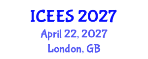 International Conference on Earthquake Engineering and Seismology (ICEES) April 22, 2027 - London, United Kingdom