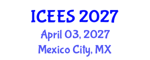 International Conference on Earthquake Engineering and Seismology (ICEES) April 03, 2027 - Mexico City, Mexico International Conference on Earthquake Engineering and Seismology (ICEES) April 03, 2027 - Mexico City, Mexico