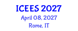 International Conference on Earthquake Engineering and Seismology (ICEES) April 08, 2027 - Rome, Italy International Conference on Earthquake Engineering and Seismology (ICEES) April 08, 2027 - Rome, Italy