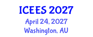 International Conference on Earthquake Engineering and Seismology (ICEES) April 24, 2027 - Washington, Australia