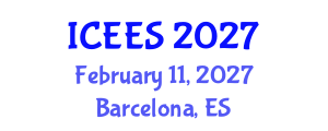 International Conference on Earthquake Engineering and Seismology (ICEES) February 11, 2027 - Barcelona, Spain