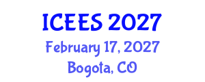 International Conference on Earthquake Engineering and Seismology (ICEES) February 17, 2027 - Bogota, Colombia International Conference on Earthquake Engineering and Seismology (ICEES) February 17, 2027 - Bogota, Colombia