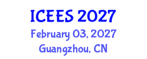 International Conference on Earthquake Engineering and Seismology (ICEES) February 03, 2027 - Guangzhou, China International Conference on Earthquake Engineering and Seismology (ICEES) February 03, 2027 - Guangzhou, China