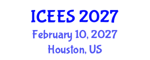 International Conference on Earthquake Engineering and Seismology (ICEES) February 10, 2027 - Houston, United States International Conference on Earthquake Engineering and Seismology (ICEES) February 10, 2027 - Houston, United States