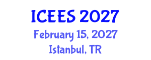 International Conference on Earthquake Engineering and Seismology (ICEES) February 15, 2027 - Istanbul, Turkey