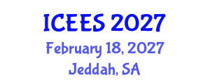 International Conference on Earthquake Engineering and Seismology (ICEES) February 18, 2027 - Jeddah, Saudi Arabia International Conference on Earthquake Engineering and Seismology (ICEES) February 18, 2027 - Jeddah, Saudi Arabia