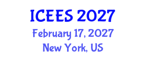 International Conference on Earthquake Engineering and Seismology (ICEES) February 17, 2027 - New York, United States International Conference on Earthquake Engineering and Seismology (ICEES) February 17, 2027 - New York, United States