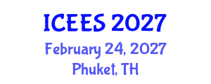 International Conference on Earthquake Engineering and Seismology (ICEES) February 24, 2027 - Phuket, Thailand