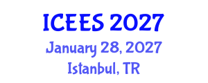 International Conference on Earthquake Engineering and Seismology (ICEES) January 28, 2027 - Istanbul, Turkey International Conference on Earthquake Engineering and Seismology (ICEES) January 28, 2027 - Istanbul, Turkey