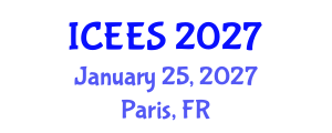 International Conference on Earthquake Engineering and Seismology (ICEES) January 25, 2027 - Paris, France
