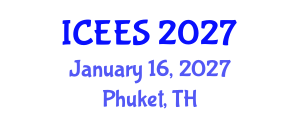 International Conference on Earthquake Engineering and Seismology (ICEES) January 16, 2027 - Phuket, Thailand