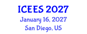 International Conference on Earthquake Engineering and Seismology (ICEES) January 16, 2027 - San Diego, United States International Conference on Earthquake Engineering and Seismology (ICEES) January 16, 2027 - San Diego, United States