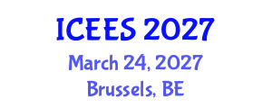 International Conference on Earthquake Engineering and Seismology (ICEES) March 24, 2027 - Brussels, Belgium International Conference on Earthquake Engineering and Seismology (ICEES) March 24, 2027 - Brussels, Belgium