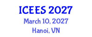 International Conference on Earthquake Engineering and Seismology (ICEES) March 10, 2027 - Hanoi, Vietnam International Conference on Earthquake Engineering and Seismology (ICEES) March 10, 2027 - Hanoi, Vietnam
