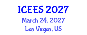 International Conference on Earthquake Engineering and Seismology (ICEES) March 24, 2027 - Las Vegas, United States International Conference on Earthquake Engineering and Seismology (ICEES) March 24, 2027 - Las Vegas, United States