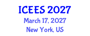 International Conference on Earthquake Engineering and Seismology (ICEES) March 17, 2027 - New York, United States International Conference on Earthquake Engineering and Seismology (ICEES) March 17, 2027 - New York, United States