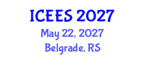 International Conference on Earthquake Engineering and Seismology (ICEES) May 22, 2027 - Belgrade, Serbia International Conference on Earthquake Engineering and Seismology (ICEES) May 22, 2027 - Belgrade, Serbia