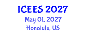 International Conference on Earthquake Engineering and Seismology (ICEES) May 01, 2027 - Honolulu, United States International Conference on Earthquake Engineering and Seismology (ICEES) May 01, 2027 - Honolulu, United States