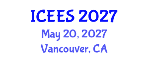 International Conference on Earthquake Engineering and Seismology (ICEES) May 20, 2027 - Vancouver, Canada International Conference on Earthquake Engineering and Seismology (ICEES) May 20, 2027 - Vancouver, Canada