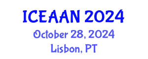 International Conference on Eco-Architecture: Architecture and Nature (ICEAAN) October 28, 2024 - Lisbon, Portugal