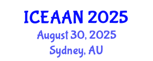 International Conference on Eco-Architecture: Architecture and Nature (ICEAAN) August 30, 2025 - Sydney, Australia