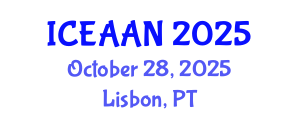 International Conference on Eco-Architecture: Architecture and Nature (ICEAAN) October 28, 2025 - Lisbon, Portugal