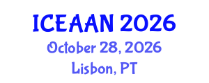 International Conference on Eco-Architecture: Architecture and Nature (ICEAAN) October 28, 2026 - Lisbon, Portugal