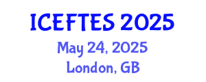 International Conference on Eco-Friendly Technologies and Environmental Sustainability (ICEFTES) May 24, 2025 - London, United Kingdom
