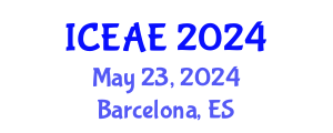 International Conference on Ecological and Agricultural Engineering (ICEAE) May 23, 2024 - Barcelona, Spain