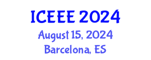 International Conference on Ecological and Environmental Engineering (ICEEE) August 15, 2024 - Barcelona, Spain
