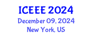 International Conference on Ecological and Environmental Engineering (ICEEE) December 09, 2024 - New York, United States