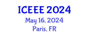 International Conference on Ecological and Environmental Engineering (ICEEE) May 16, 2024 - Paris, France