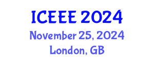 International Conference on Ecological and Environmental Engineering (ICEEE) November 25, 2024 - London, United Kingdom