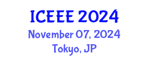 International Conference on Ecological and Environmental Engineering (ICEEE) November 07, 2024 - Tokyo, Japan