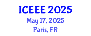 International Conference on Ecological and Environmental Engineering (ICEEE) May 17, 2025 - Paris, France