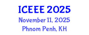 International Conference on Ecological and Environmental Engineering (ICEEE) November 11, 2025 - Phnom Penh, Cambodia