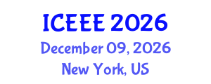 International Conference on Ecological and Environmental Engineering (ICEEE) December 09, 2026 - New York, United States International Conference on Ecological and Environmental Engineering (ICEEE) December 09, 2026 - New York, United States