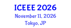 International Conference on Ecological and Environmental Engineering (ICEEE) November 11, 2026 - Tokyo, Japan